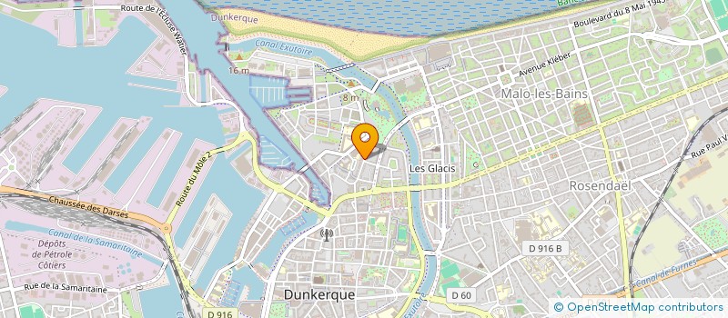 localisation de l'entreprise D'ACCORNEMUSES à DUNKERQUE