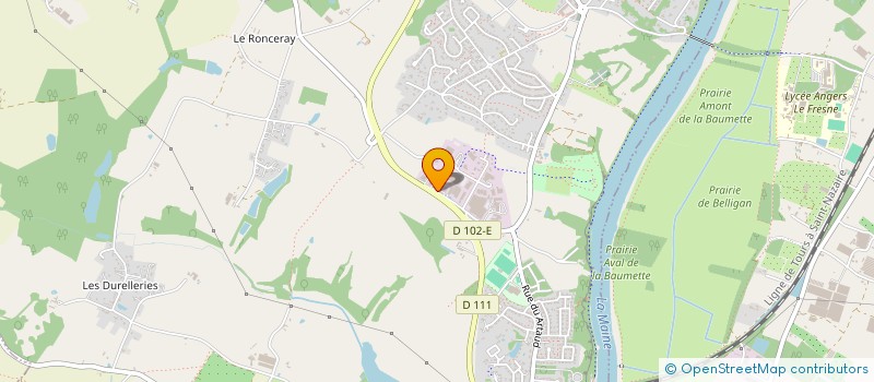 localisation de l'entreprise D'ACCUEIL CHOLET IMMOBILIER  BOUCHEMAINE