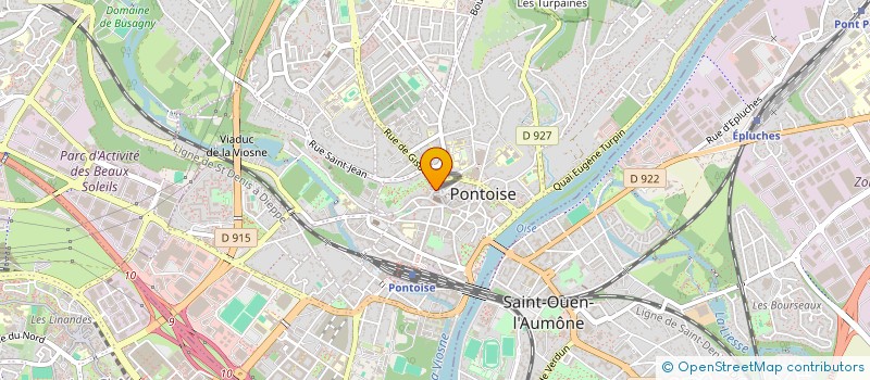 localisation de l'entreprise D'ACHILLE LE PETIT MARTROY  PONTOISE