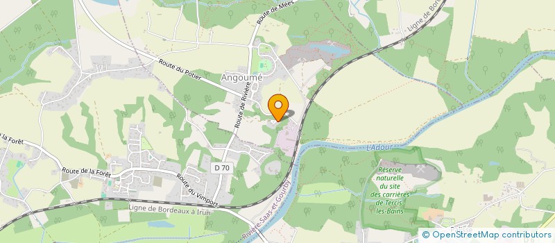 localisation de l'entreprise D ACQS GOURMAND  ANGOUME