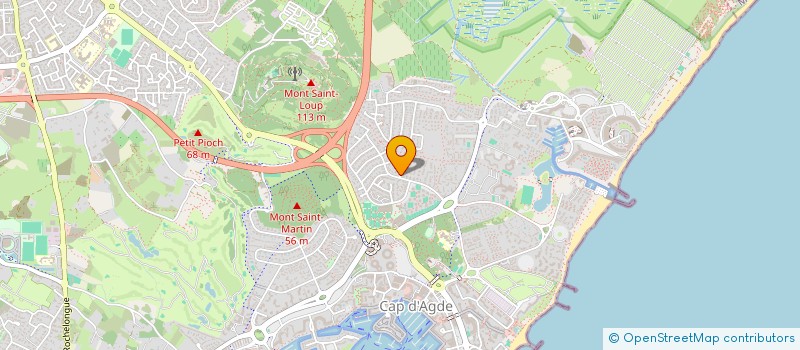 localisation de l'entreprise D AGDE  AGDE