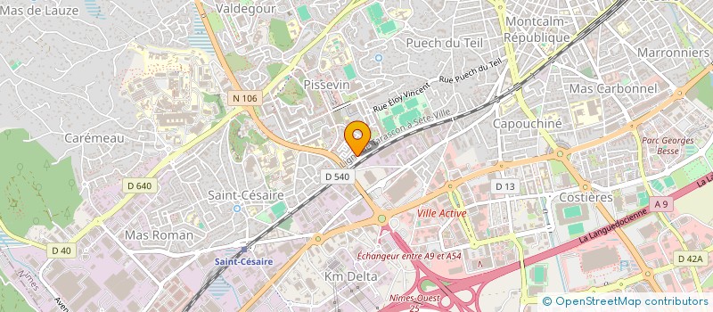 localisation de l'entreprise D.AGRICOLE  NIMES