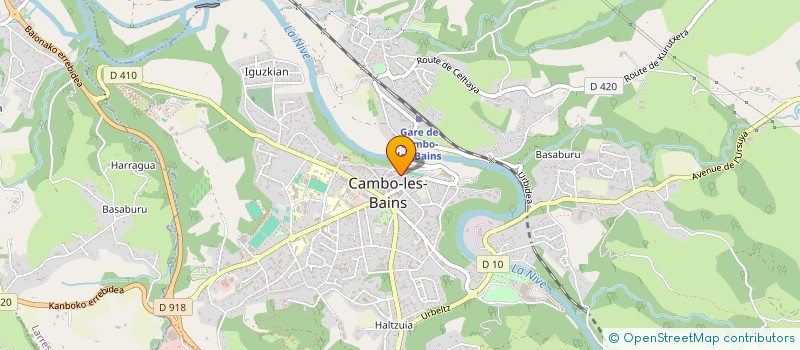 localisation de l'entreprise D AIDE A DOMICILE à CAMBO-LES-BAINS
