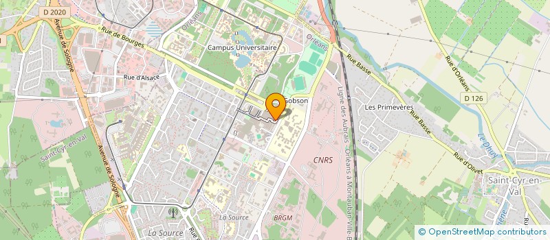 localisation de l'entreprise D AIDE A L EQUIPEMENT SCOLAIRE ET CULTUREL à ORLEANS