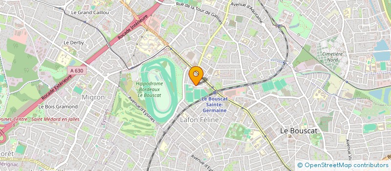 localisation de l'entreprise D'AIGUEVIVES  LE BOUSCAT