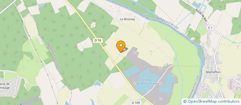 localisation de l'entreprise D'AIGUILLON  LOIRE-AUTHION