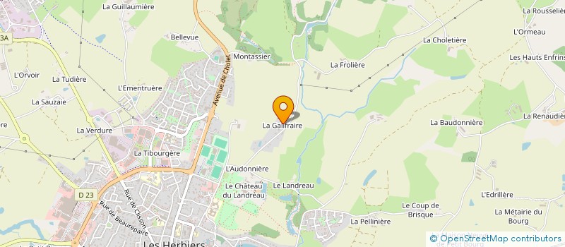 localisation de l'entreprise D'AILLEURS à LES HERBIERS