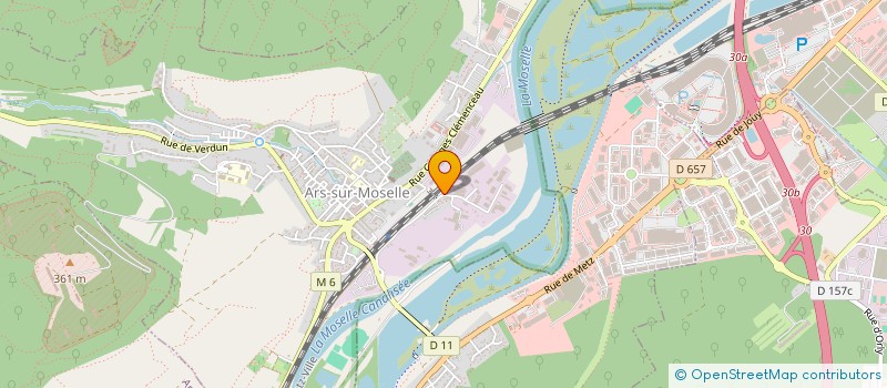 localisation de l'entreprise D.AL.I. MARKET BORNY à ARS-SUR-MOSELLE