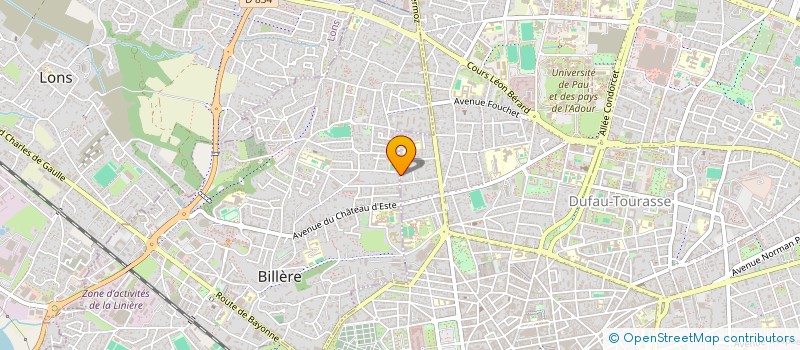 localisation de l'entreprise D'ALBRET DEVELOPPEMENT à PAU