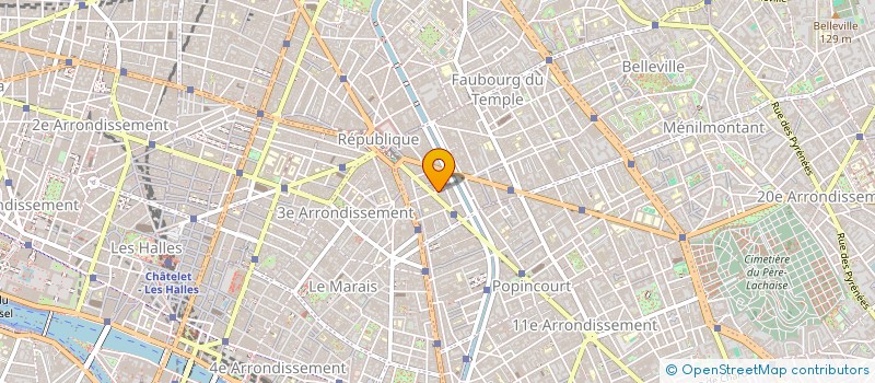 localisation de l'entreprise D'ALEMBERT METAL  PARIS