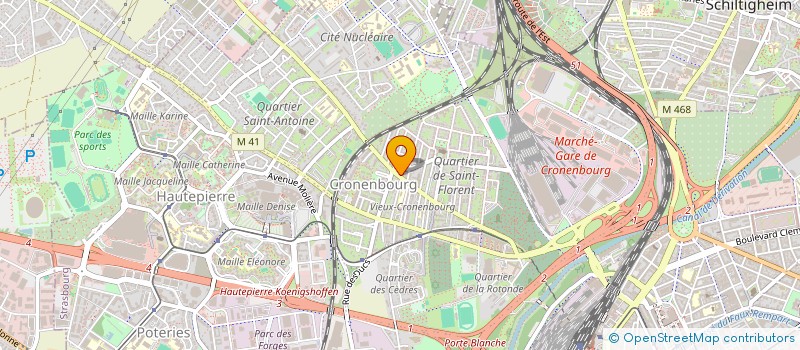 localisation de l'entreprise D'ALESSIO à STRASBOURG
