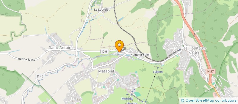 localisation de l'entreprise D'ALICE ET MAURICE  METABIEF