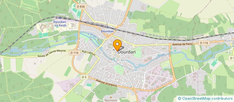 localisation de l'entreprise D ALLEMAND à DOURDAN
