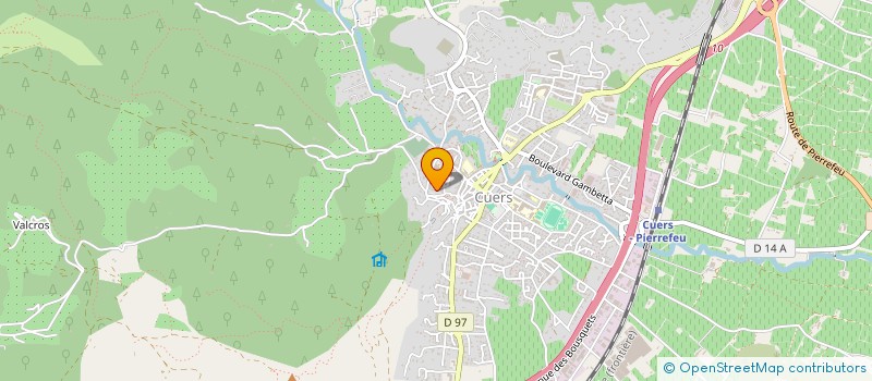 localisation de l'entreprise D ALLEST  CUERS