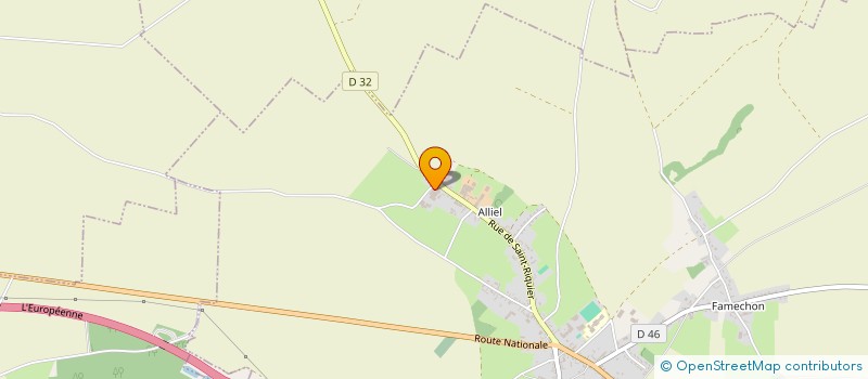 localisation de l'entreprise D'ALLIEL à AILLY-LE-HAUT-CLOCHER