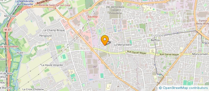 localisation de l'entreprise D'ALMEIDA FAMILY  SAINT-CYR-SUR-LOIRE