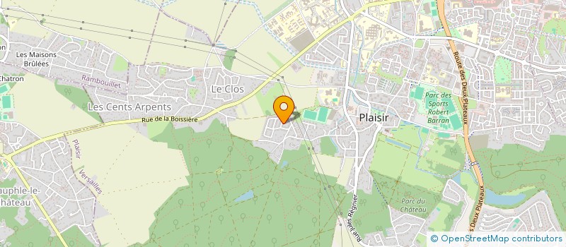 localisation de l'entreprise D'ALMEIDA S.I  PLAISIR