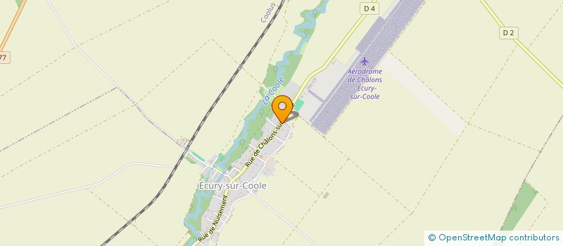 localisation de l'entreprise D'ALZONE  ECURY-SUR-COOLE