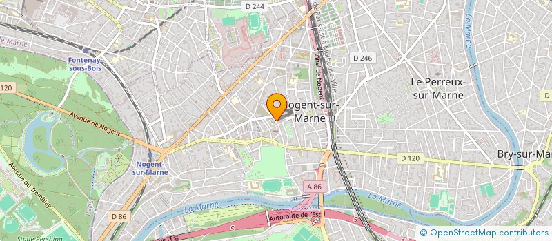 localisation de l'entreprise D AMBRE ET DE JADE à NOGENT-SUR-MARNE