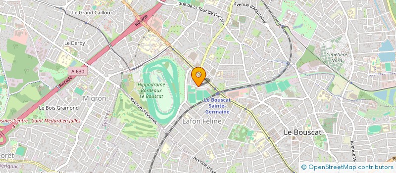 localisation de l'entreprise D'AMELIE  LE BOUSCAT