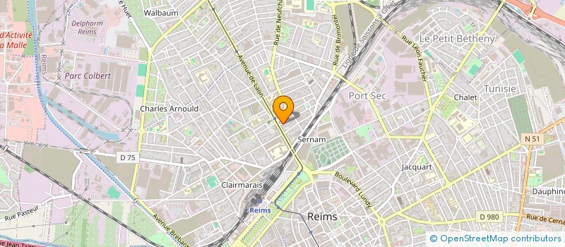 localisation de l'entreprise D'AMES NATURE  REIMS