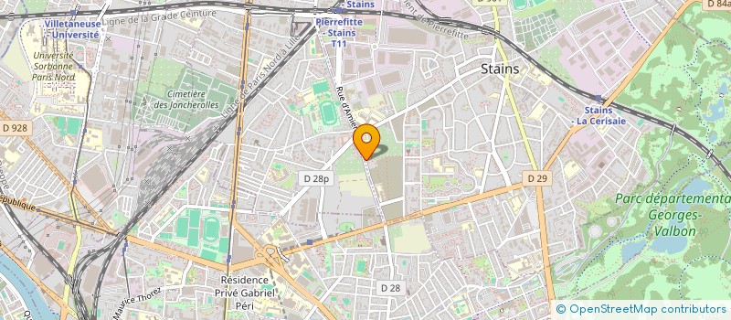localisation de l'entreprise D AMIENS à STAINS
