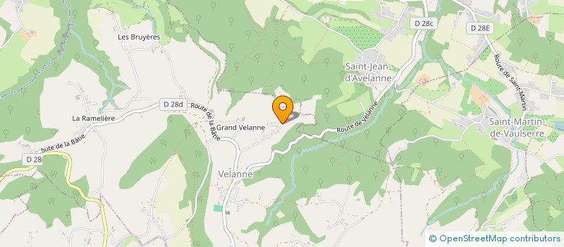 localisation de l'entreprise D'AMOUR EMPORTE  VELANNE