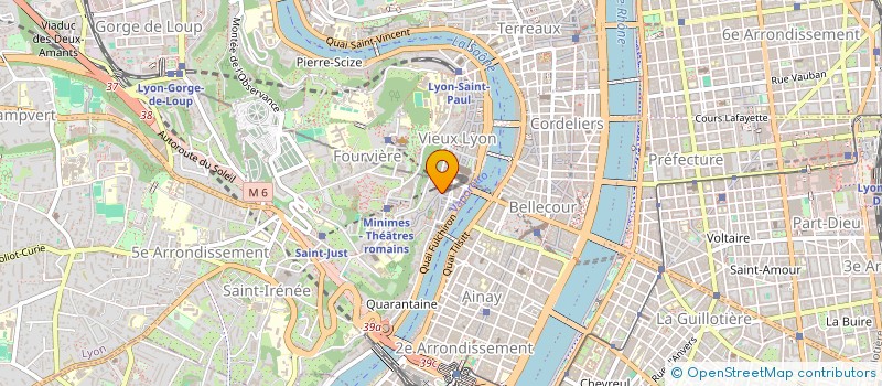 localisation de l'entreprise D'AMOUR ET D'EAU DE SOURCE à LYON