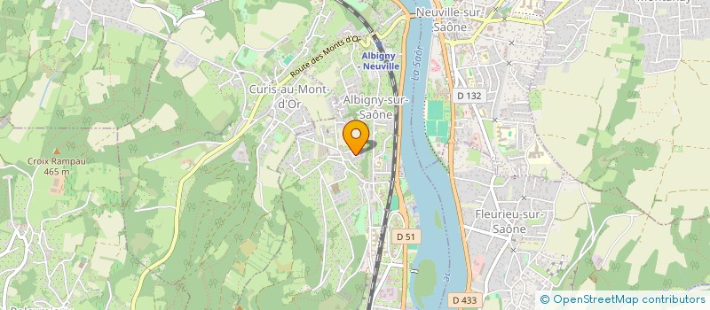 localisation de l'entreprise D'AMOUR ET DE MIEL à FLEURIEU-SUR-SAONE
