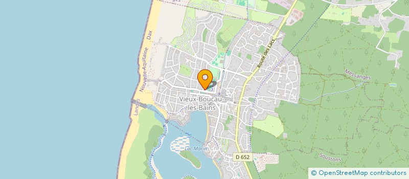 localisation de l'entreprise D'ANCONA  VIEUX-BOUCAU-LES-BAINS