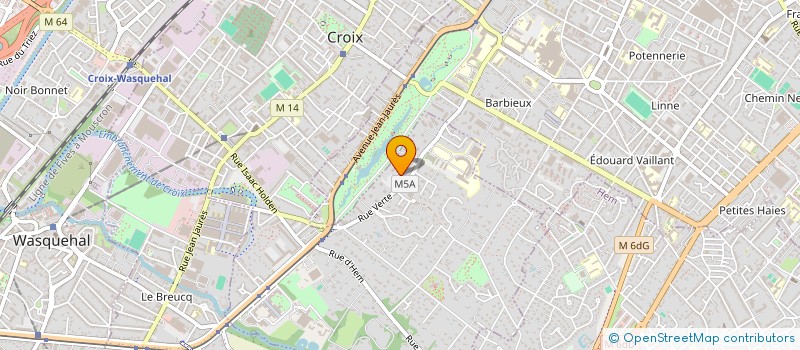 localisation de l'entreprise D AND D à CROIX