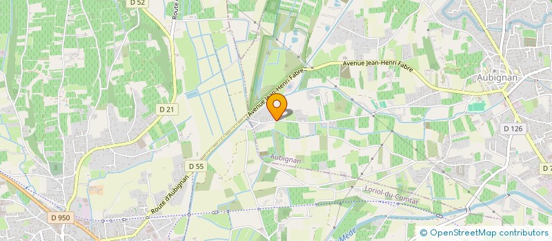 localisation de l'entreprise D'ANDIOL  AUBIGNAN