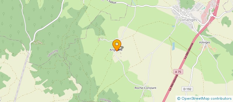 localisation de l'entreprise D'ANGELANE à LORLANGES