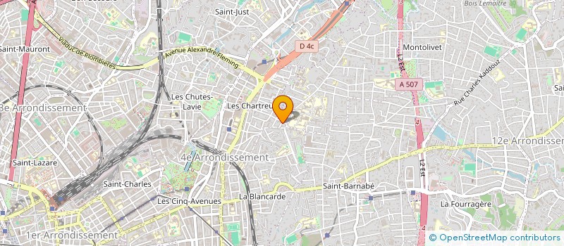 localisation de l'entreprise D ANGELO JEREMY D ANGELO CEDRIC à MARSEILLE