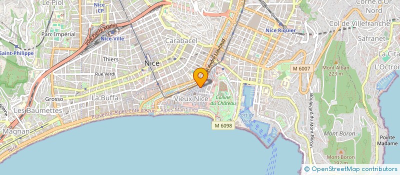 localisation de l'entreprise D'ANGELO-NOTO SHARLEY ET WEPIERRE-BLANC CLOTILDE  NICE