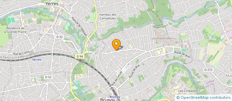 localisation de l'entreprise D'ANGIO INVESTISSEMENT à BRUNOY