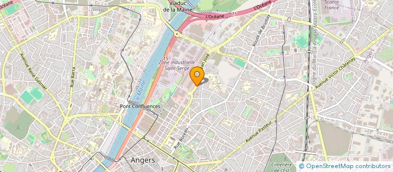 localisation de l'entreprise D'ANJOU ET D'AILLEURS GESTION à ANGERS