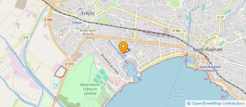 localisation de l'entreprise D'ANNA / FRANCHET à FREJUS