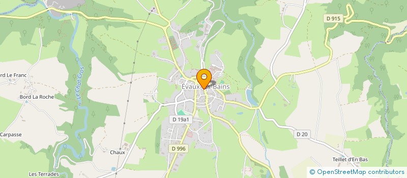 localisation de l'entreprise D'ANTHAN à EVAUX-LES-BAINS