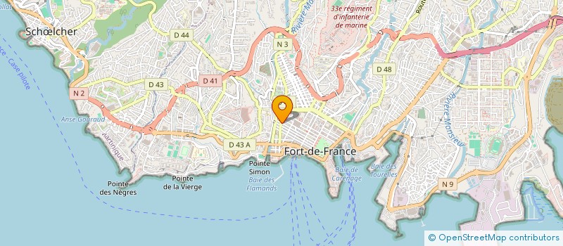 localisation de l'entreprise D'ANTILLES ET D'AILLEURS à FORT-DE-FRANCE