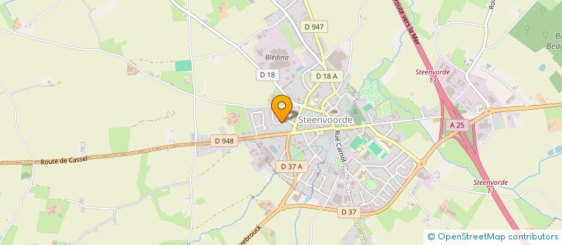 localisation de l'entreprise D APOSTROPHE  STEENVOORDE