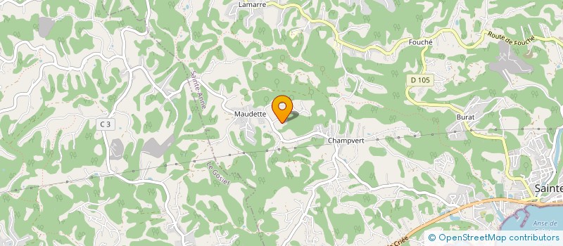 localisation de l'entreprise D'APPOLI à SAINTE-ANNE