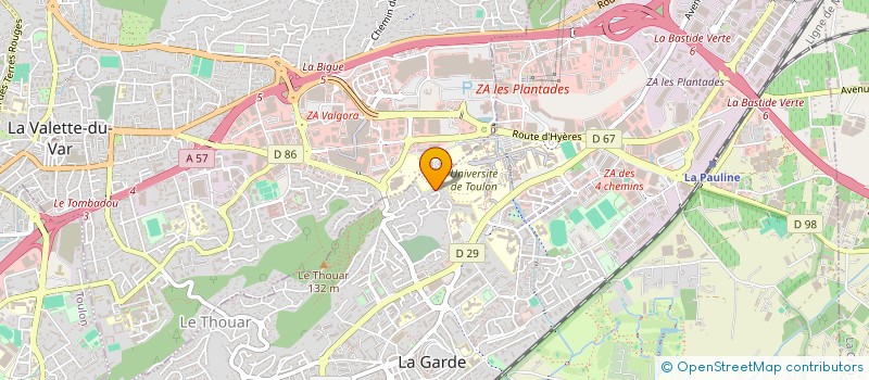 localisation de l'entreprise D'ARAN à LA GARDE