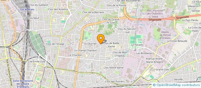 localisation de l'entreprise D'ARC EN CIEL à ORLEANS