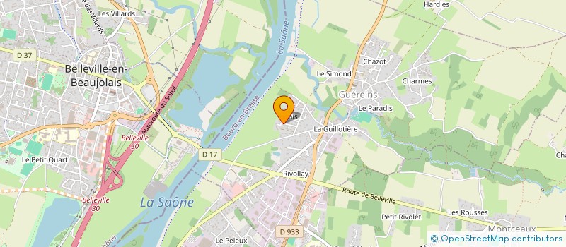 localisation de l'entreprise D ARDAILLERS  GUEREINS