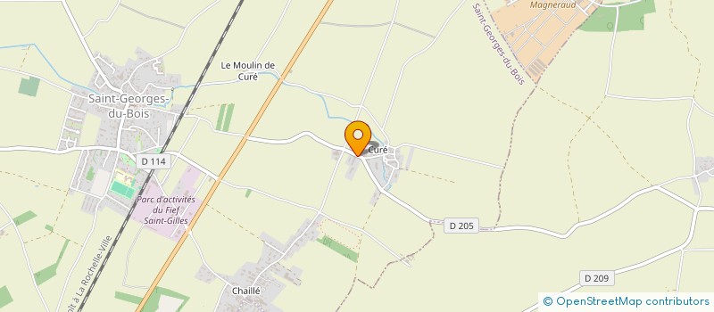 localisation de l'entreprise D'ARGENTON  SAINT-GEORGES-DU-BOIS