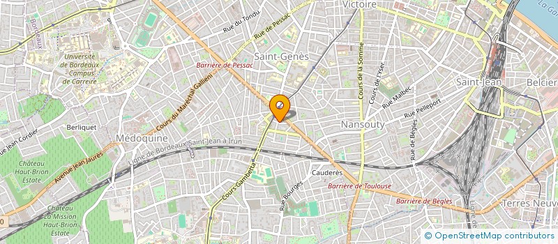 localisation de l'entreprise D'ARGUIN  TALENCE