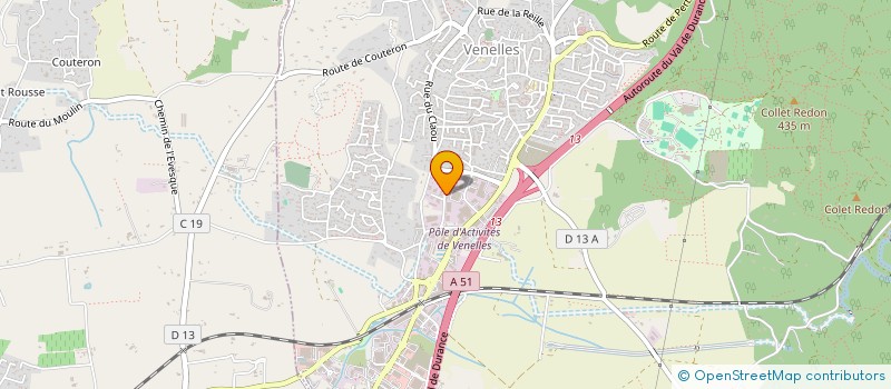 localisation de l'entreprise D'ARLATAN LAURIS  VENELLES