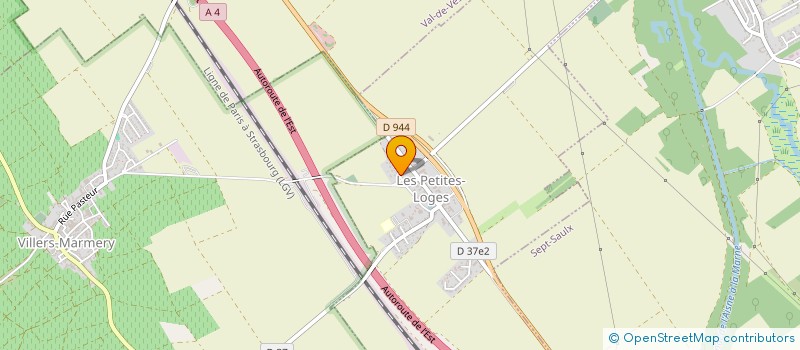 localisation de l'entreprise D'ARLU  LES PETITES-LOGES