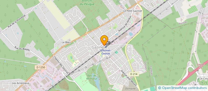 localisation de l'entreprise D'ARMORIQUE à CESTAS